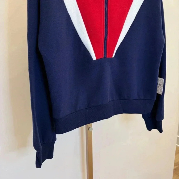 C’Est Toi Kids Unisex Colorblock Hoodie Pullover Multicolor Size M Casual - Picture 3 of 10